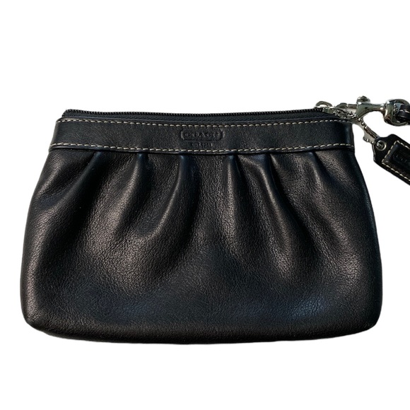 Coach Handbags - Coach black leather wristlet